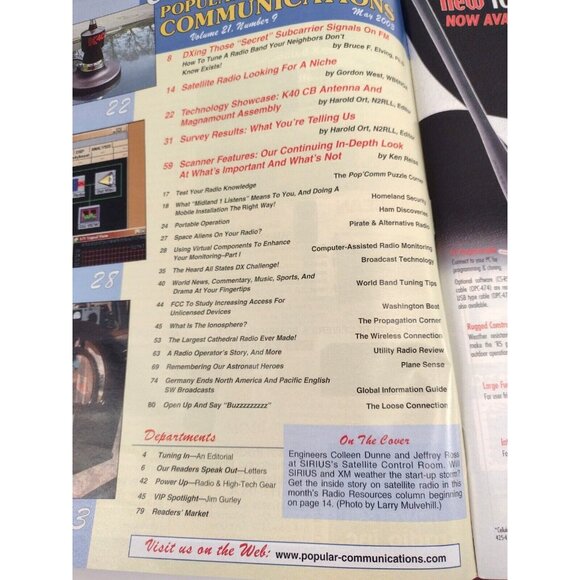 Popular Communications Magazine 2003 Lot of 6 Satellite Radio War Korea Hobby - Picture 9 of 9